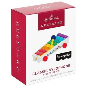 New! Fisher Price Xylophone Hallmark Keepsake Christmas Ornament 2022 Instrument